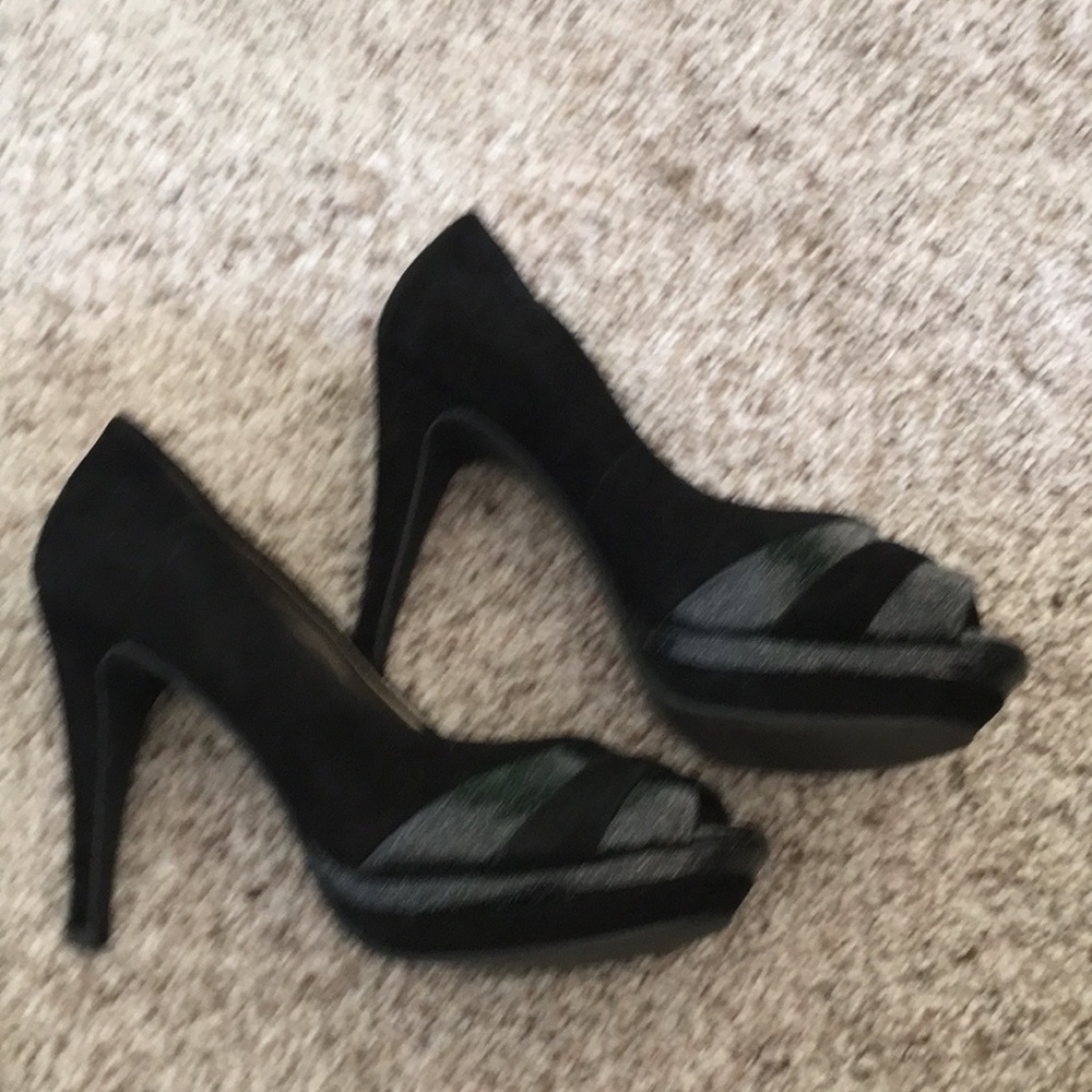 Moda Black Open Toe high heels - Picture 2 of 4